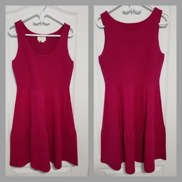 Kate Spade Hot Pink Large Knit Dress - Picture 1 of 3